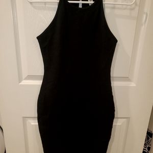 Skin tight black dress